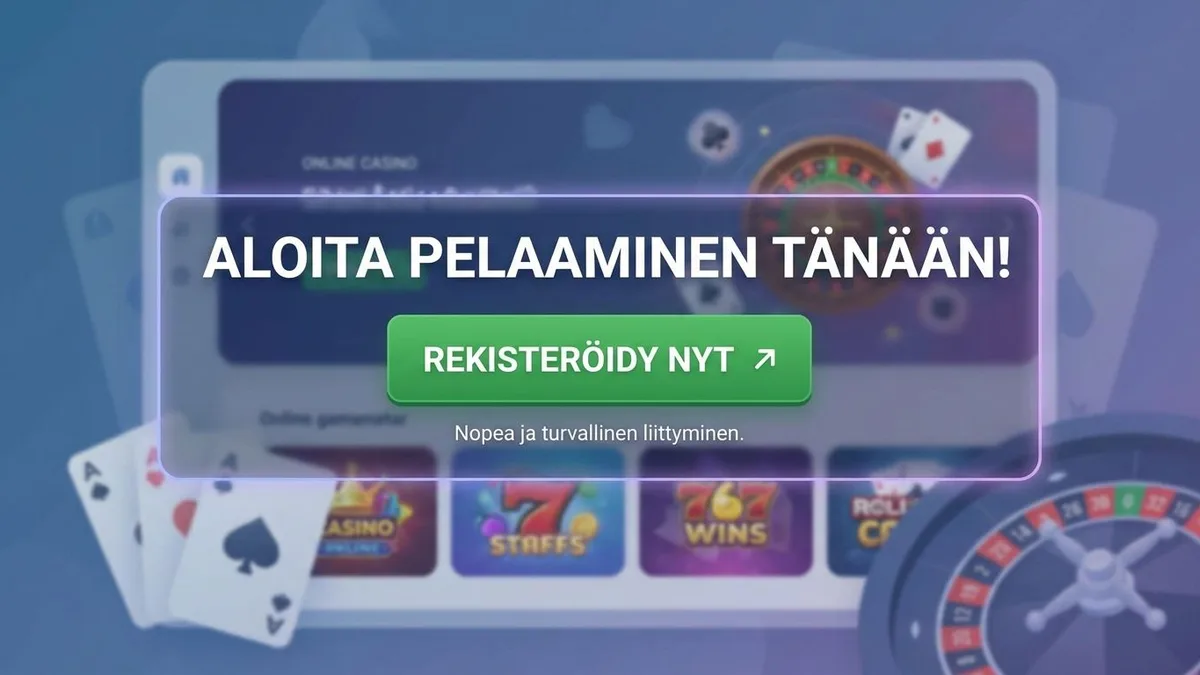 Rekisteröidy bonuksen kanssa